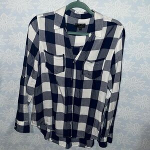 Dressy flannel top